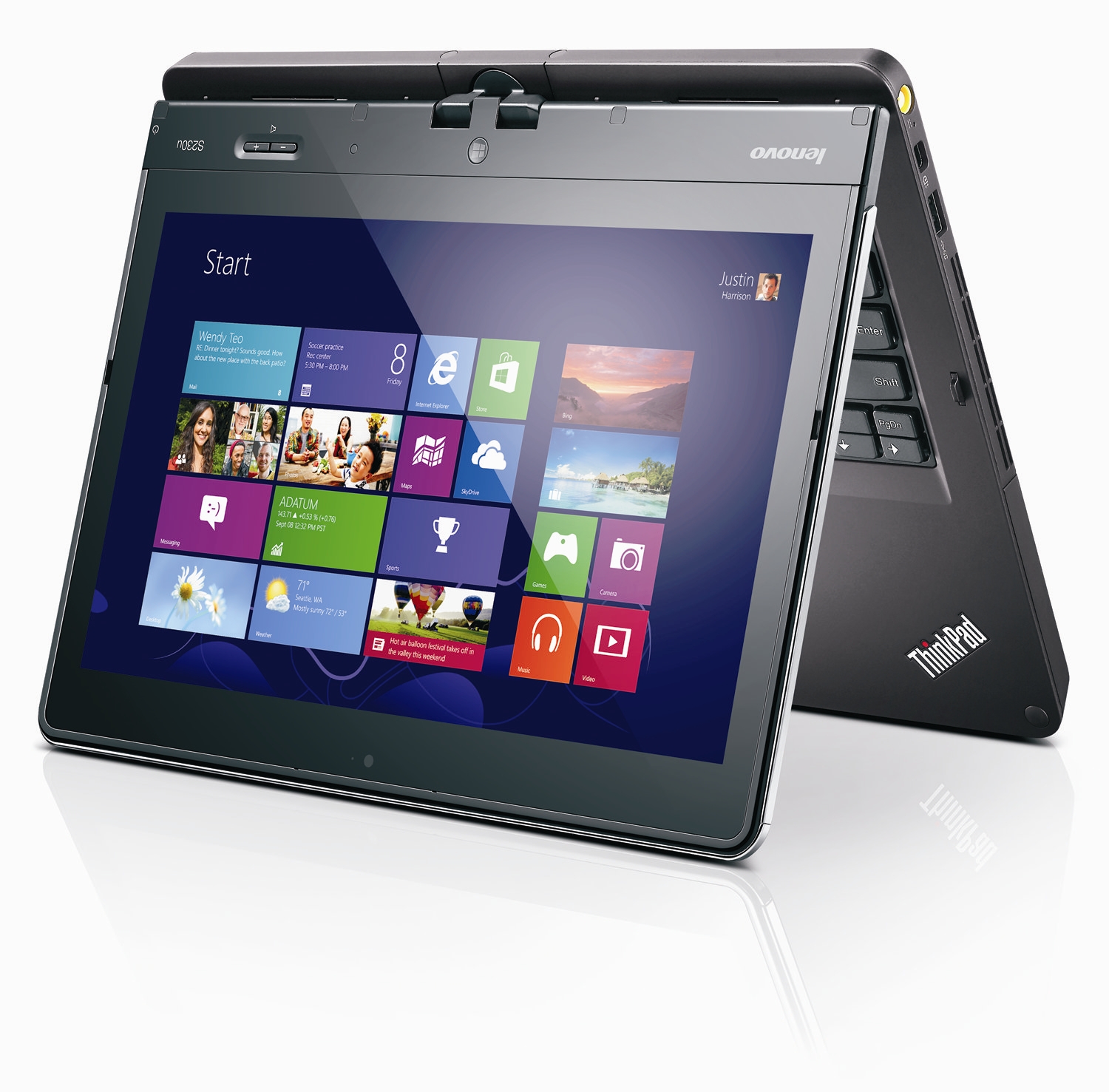 Lenovo Windows 8 Hybrid Laptop and Tablet Devices
