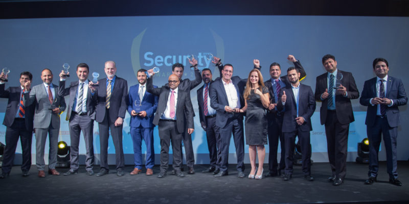 The winners of the inaugural Security Advisor Middle East Awards
