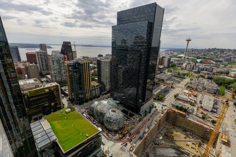 Amazon's headquarters in Seattle