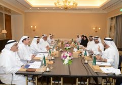 The HBMSU board of governors convene for their first meeting of the academic year