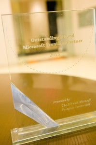 Outstanding Partner for the Year 2013 Trophy