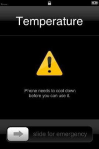 overheating iphone