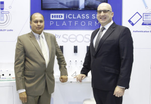 (L-R) Nat Pisupati, Regional Sales Director Identity & Access Management, MEA, and Jaroslav Barton, Business Segment Director for PACS, HID Global