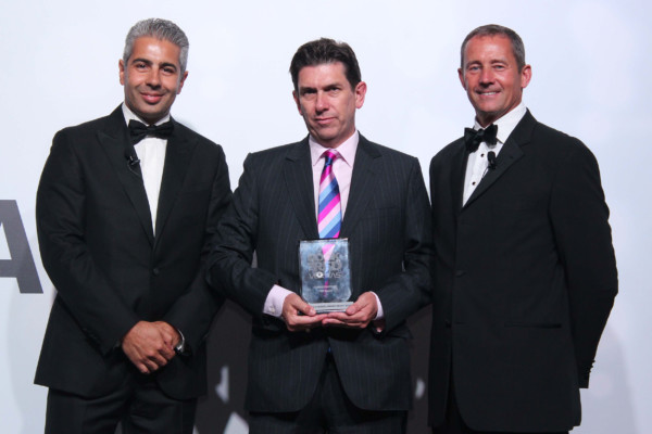 Andrew Calthorpe, CEO, Condo Protego receives the MVP Award.