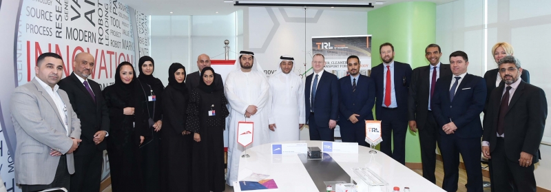 RTA and TRL officials at the MoU signing event
