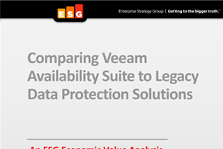 Comparing Veeam Availability Suite to Legacy Data Protection Solutions