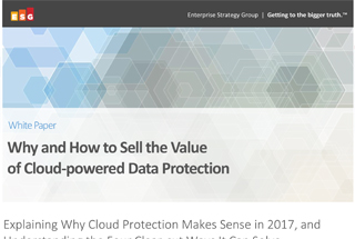 How to sell the value of cloud-powered data protection
