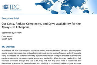 Cut Costs, Reduce Complexity, and Drive Availability for the Always-On Enterprise