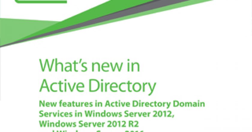What’s New in Active Directory