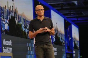 Satya Nadella opens Microsoft Build 2017