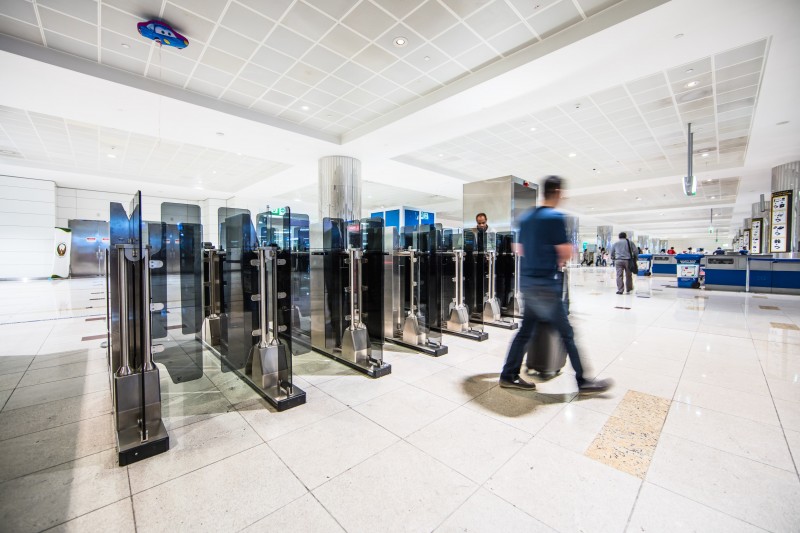 Emirates has begun work on biometric scanners at DXB Terminal 3