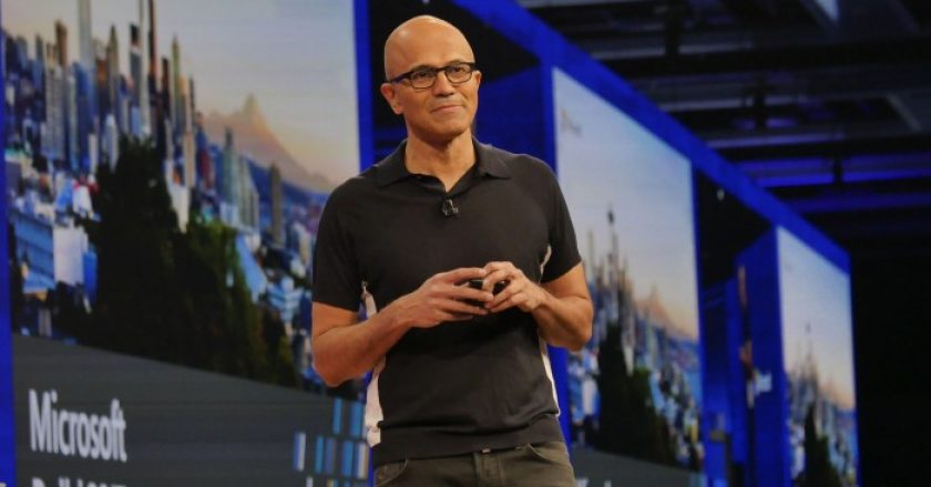 Microsoft CEO Satya Nadella at Build 2017