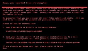 Petya  ransomware