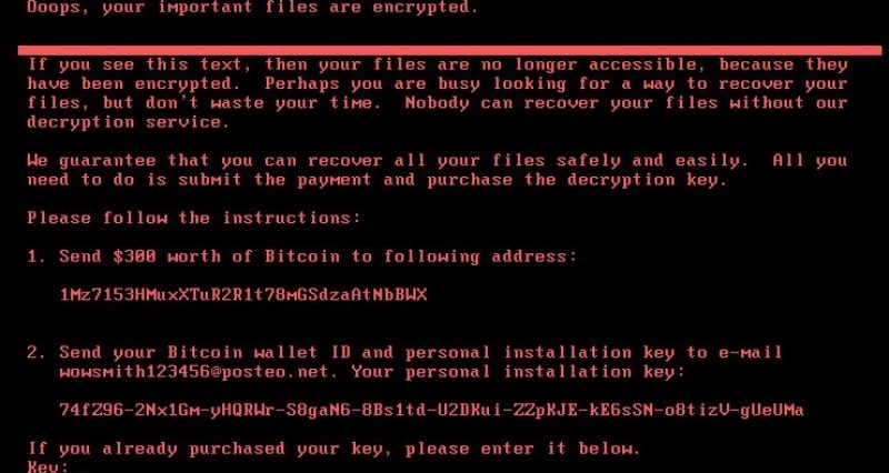 Petya ransomware