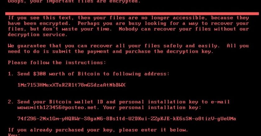 Petya ransomware