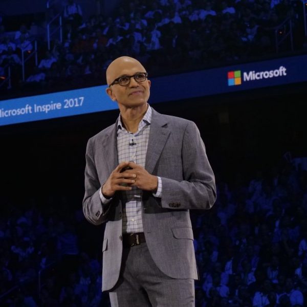 Microsoft CEO Satya Nadella at Microsoft Inspire 2017