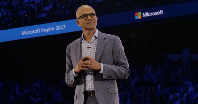 Microsoft CEO Satya Nadella at Microsoft Inspire 2017