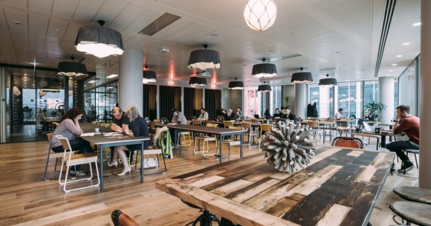 A WeWork office space in London