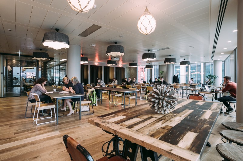 A WeWork office space in London
