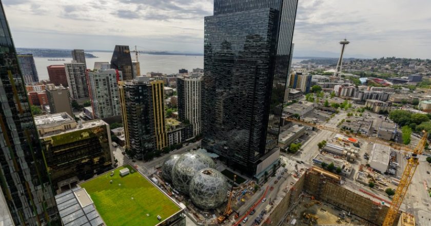 Amazon's headquarters in Seattle