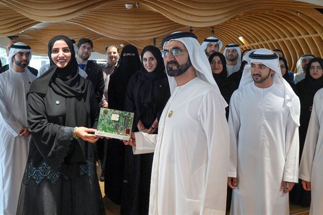 HH Sheikh Mohammed launches the Dubai IoT strategy with Dr Aisha Bin Bishr, Digital Wealth