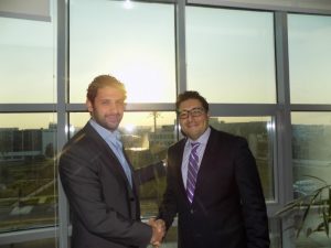 (L-R) Mohamed Fahmy, IST and Mohamed Afifi, Genesys