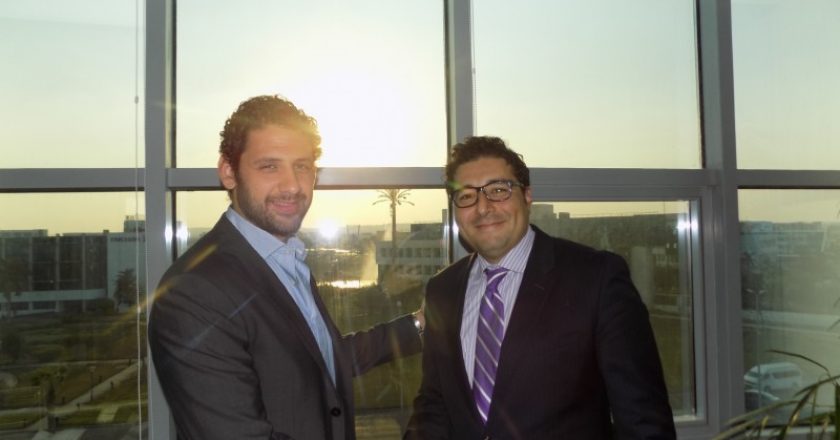 (L-R) Mohamed Fahmy, IST and Mohamed Afifi, Genesys