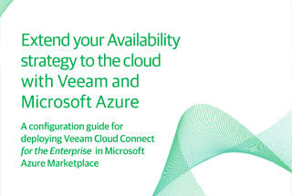 Extend your Availability strategy to the cloud with Veeam and Microsoft Azure