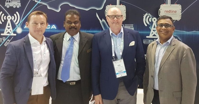 Julian Danby, SOCIUS; Ara Krishnaswamy, Redline; Simon Hobart, SOCIUS and Guru Padmanabhan, Redline