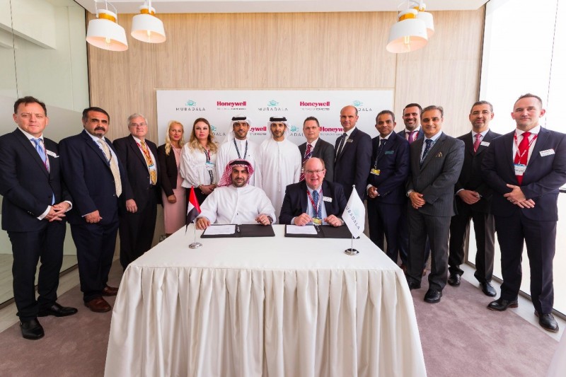 Mubadala Investment Company, Honeywell pen ME aviation MoU,