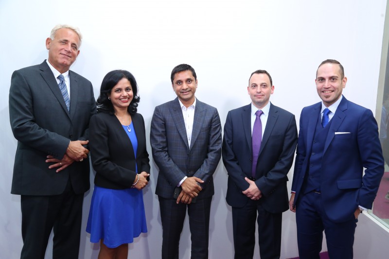 (L-R) Marwan Shanti, Neeti Rodrigues, Anand Choudha, Michel Chahine, Anas Handous