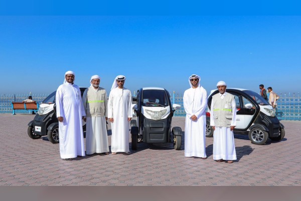 Ajman has launched a selection of hybrid vehicles to monitor its public parks