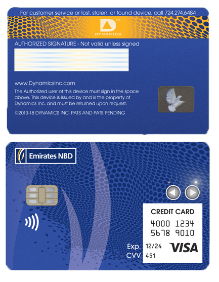 Emirates NBD and Dynamics' Wallet Card is the “world’s first connected, secure payment card,” and has been recognised with four CES Innovation awards.