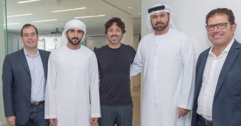 HH Sheikh Hamdan meets with Sergey Brin