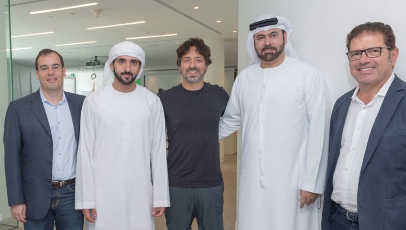 HH Sheikh Hamdan meets with Sergey Brin
