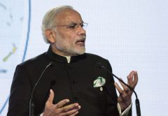 Indian prime minister Narendra Modi