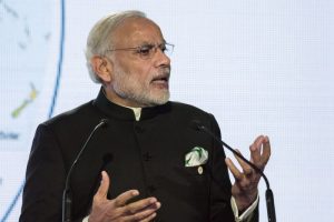 Indian prime minister Narendra Modi