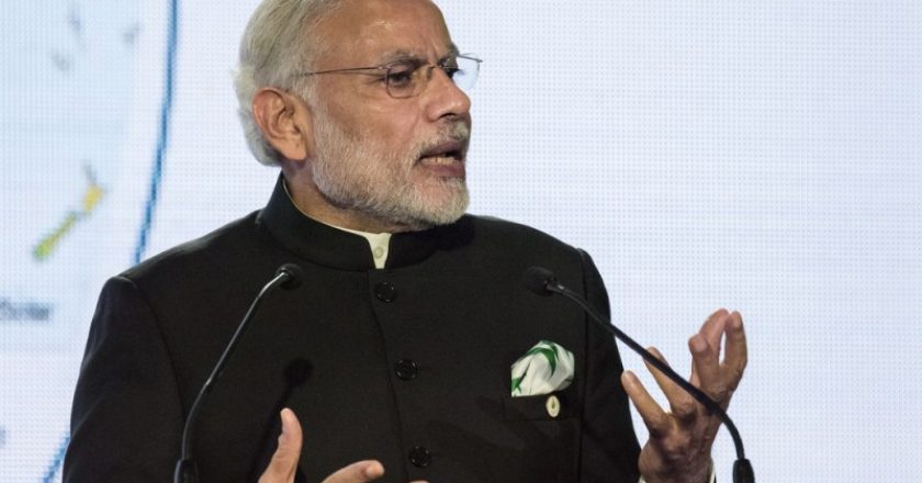 Indian prime minister Narendra Modi