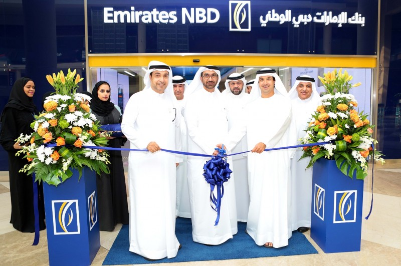 Opening the paperless digital branch at Dubai World Trade Centre.