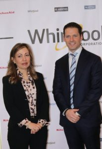 Esther Galindo and Nobert Schmidt, Whirlpool, smart appliances