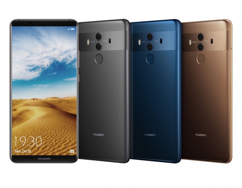 The Huawei Mate 10 PRO group