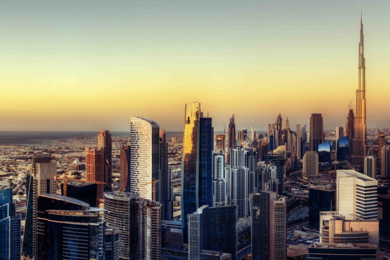 Dubai has been ranked in the top ten cities to move to for work for the first time.