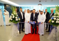 Representatives from Siemens and Dubai South at the launch