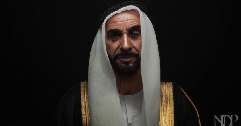 Sheikh Zayed's hologram created by NDP