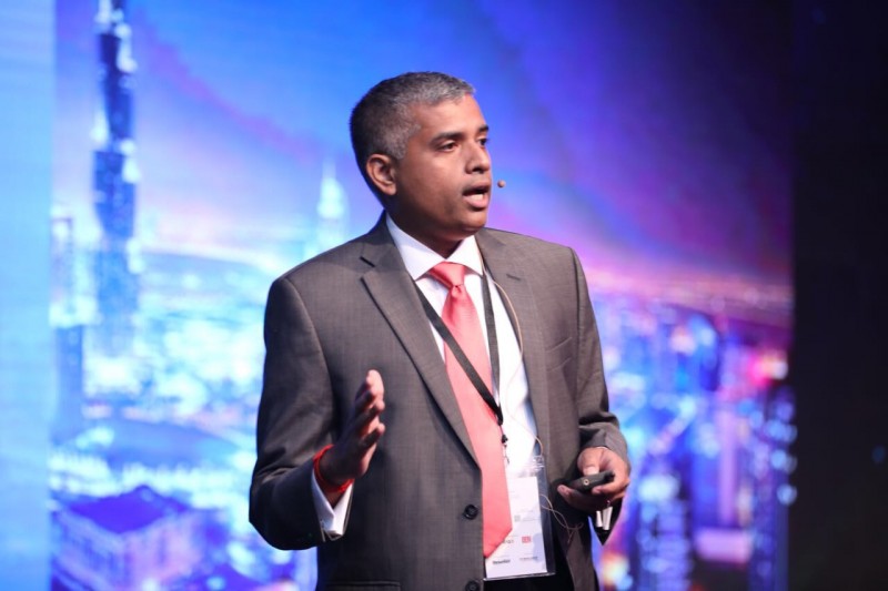 Ramkumar Balakrishnan, Redington Value, speaking at Margin Builder Forum 2018