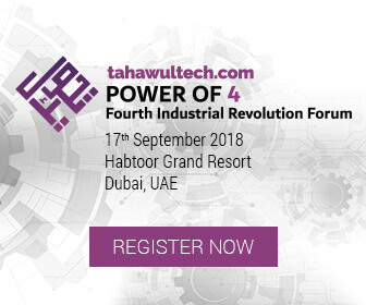 tahawultech.com | Power of 4 | Fourth Industrial Revolution Forum | 17th September 2018 | Habtoor Grand Resort, Dubai, UAE