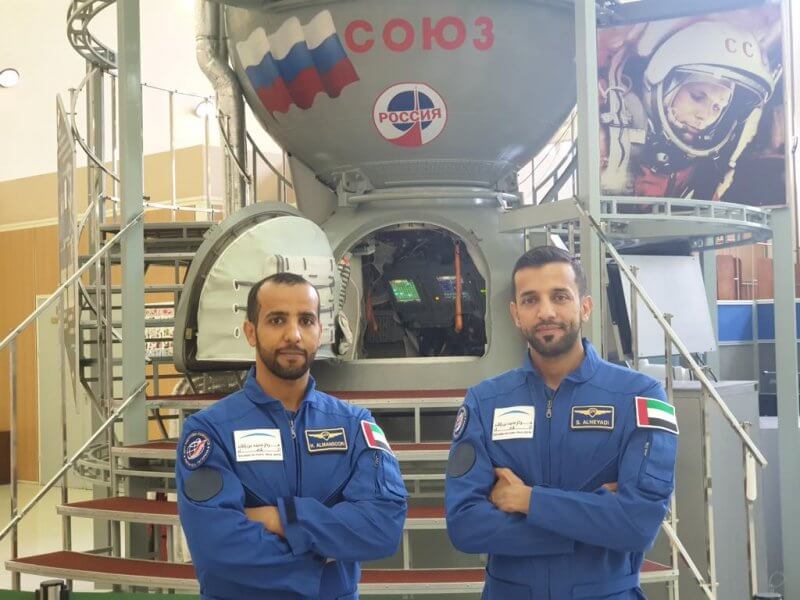 Hazza Al Mansouri and Sultan Al Nayadi UAE's first two astronauts, MBRSC