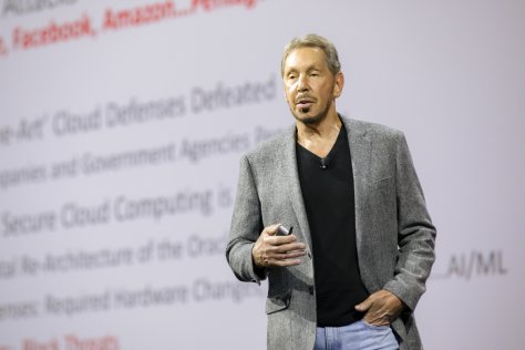 Oracle chairman and CTO Larry Ellison, data centres