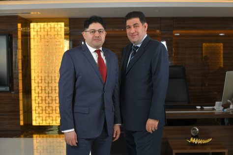 (L-R) Mahmoud Nimer and Nidal Othman 