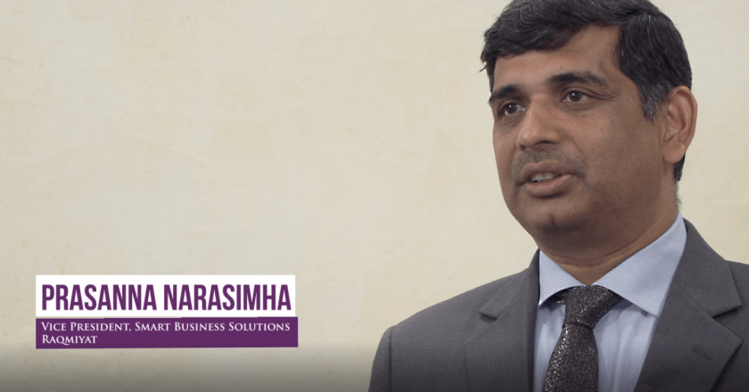 Prasanna Narasimha, Raqmiyat's vice president of smart business solutions